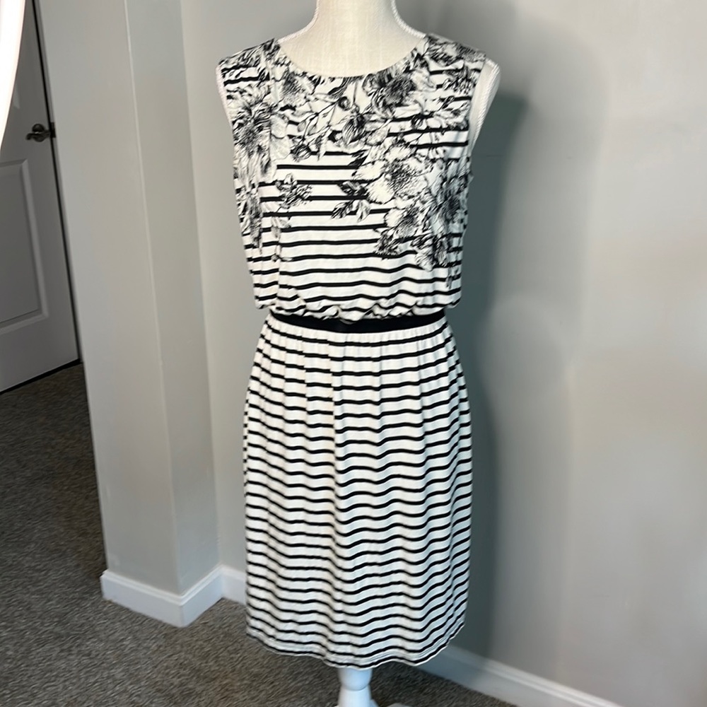 LOFT STRIPPED DRESS